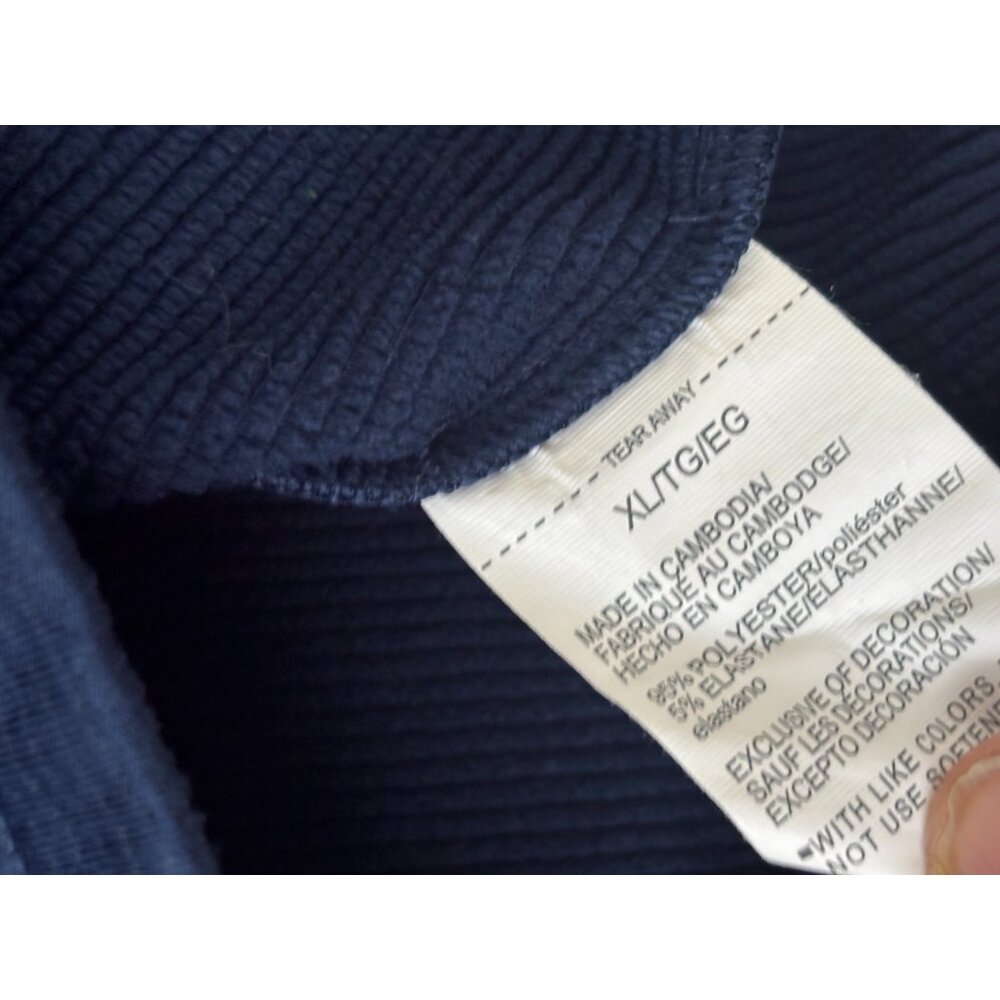 Under Armour Womens Kiawah Island 1/4 Zip Pullover Sweatshirt Sz XL Navy Blue - Picture 6 of 7